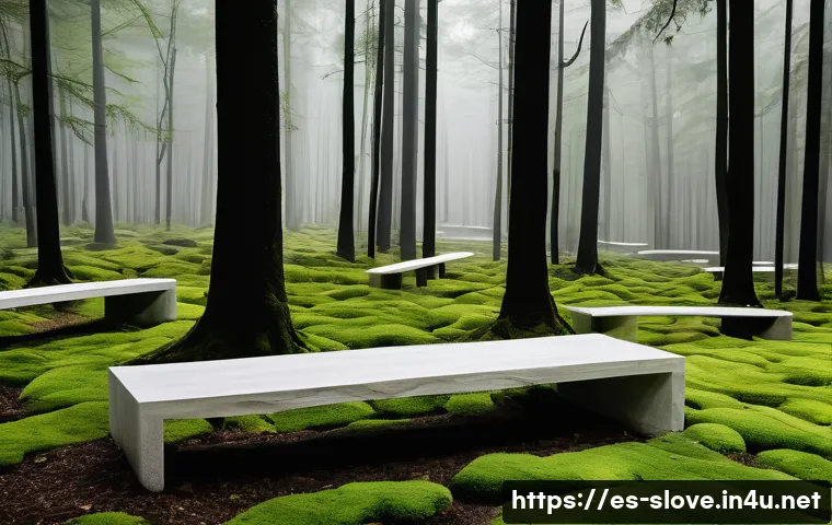 슬로베니아 출신 미술가 및 화가 - A contemporary Slovenian outdoor sculpture made from natural limestone and wood, seamlessly integrat...